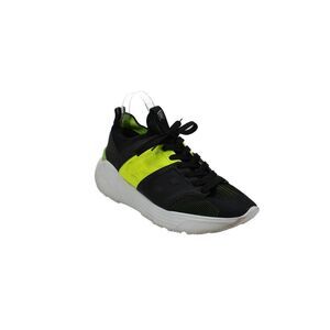 Hogan Mens Lace-Up Platform Running Cross Training Sneakers Black Size 12